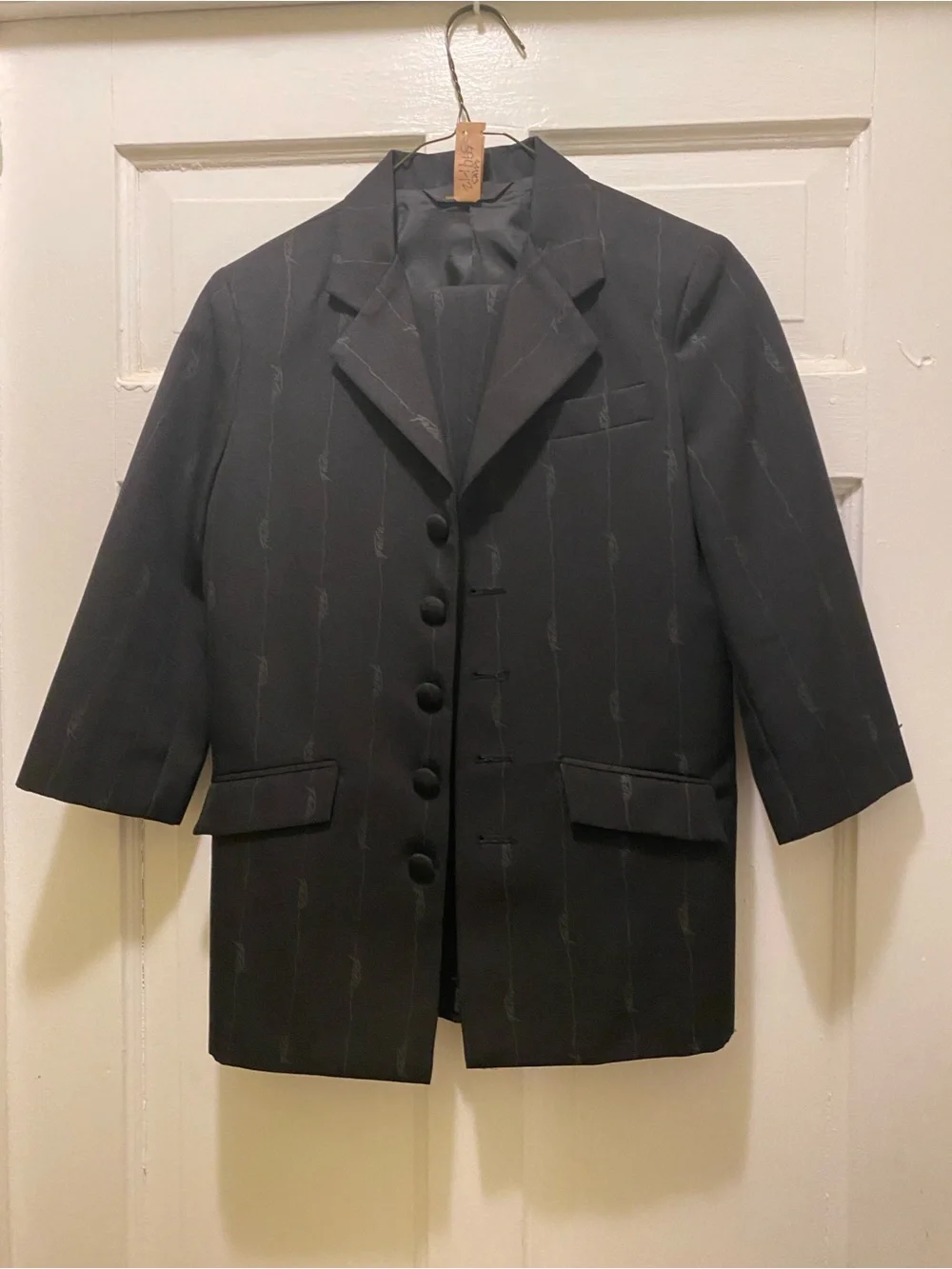 Pinstripe Young Boys Suit